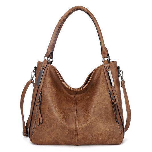 Pu Leather Fashionable Large-capacity Soft Diagonal Bag Daily Casual Women's Bags Handbag Shoulder Bag