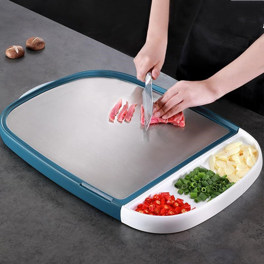 Multifunctional Stainless Steel Cutting Board Thickened Chopping  Mildew Proof