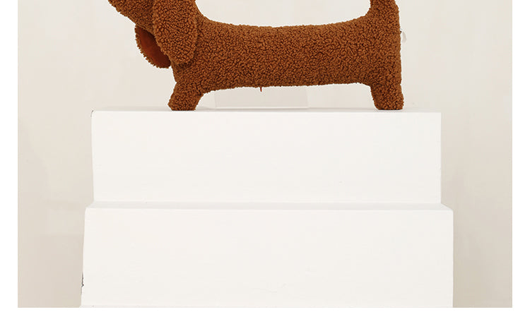 Home Cute Plush Bar Dachshund Pillow