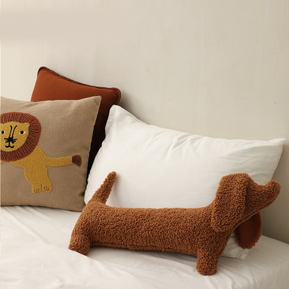 Home Cute Plush Bar Dachshund Pillow