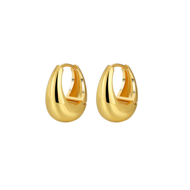 Ancient Style Gold Earrings Women's Retro