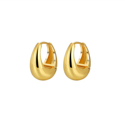 Ancient Style Gold Earrings Women's Retro