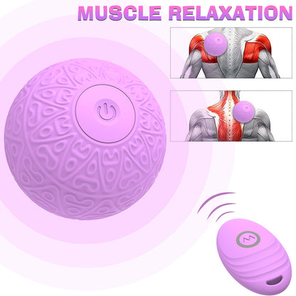 Massage Ball 8cm Fascia Ball Remote Control Yoga Muscle Rela