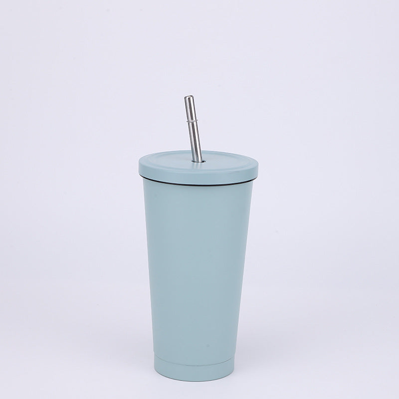 Stainless Steel Large-capacity Straw Insulation Cup