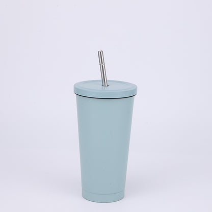 Stainless Steel Large-capacity Straw Insulation Cup