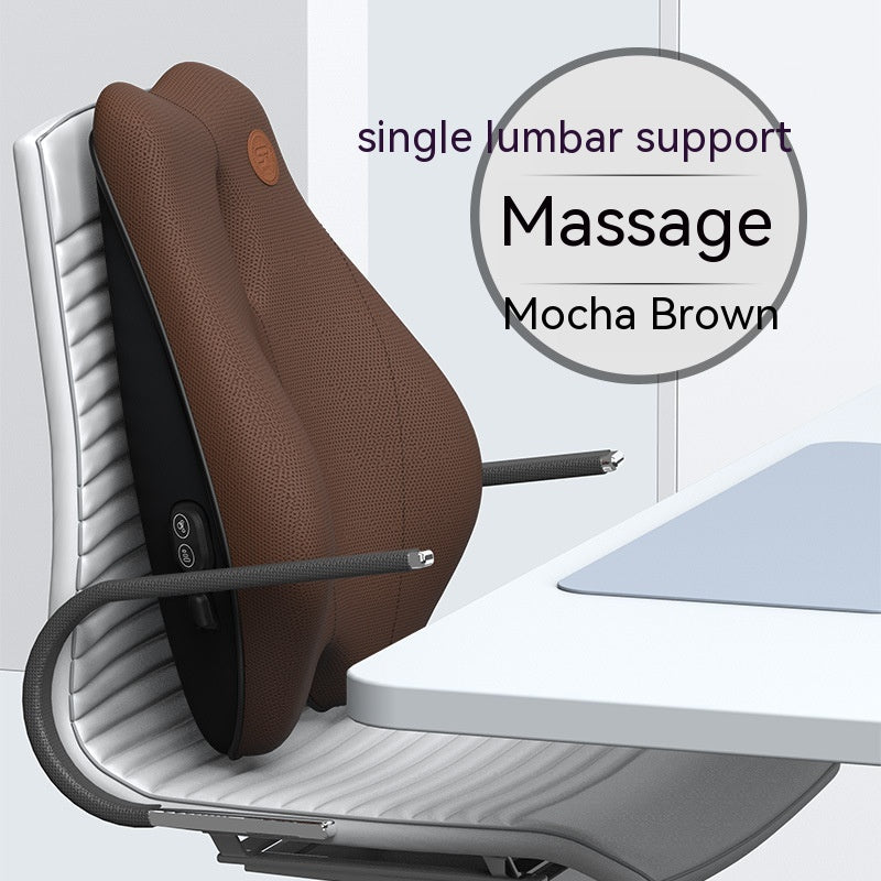 Office Waist Cushion Electric Massage Memory Foam