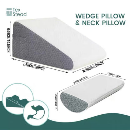 Triangle Sponge Leaning Cushion Bedside Cushion Waist Support Half Lying Half Lying Slope Pillow