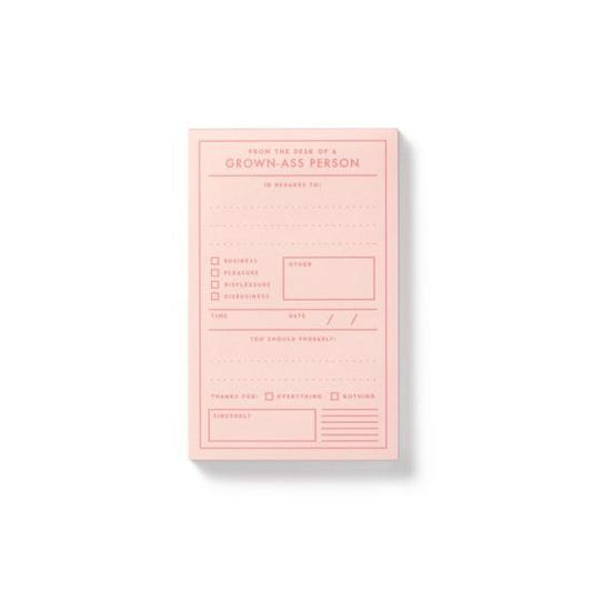 Grown-ass Person Memo Pad