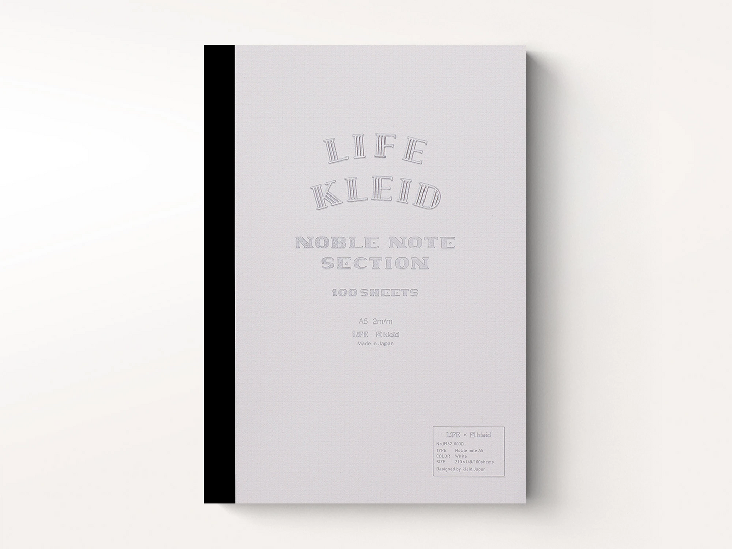 Kleid X Life Noble Note A5 - White - White Paper