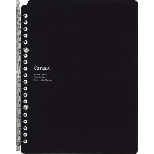 Kokuyo Campus Binder Smart Ring Biz A5 Black