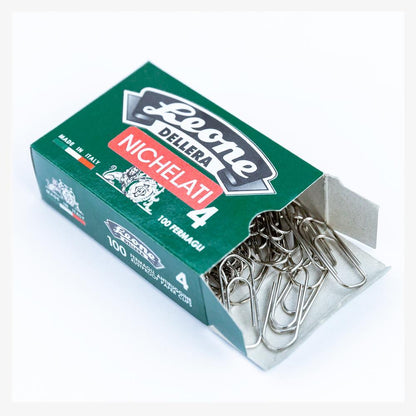 Leone Dellera Nickel-Plated Paper Clips