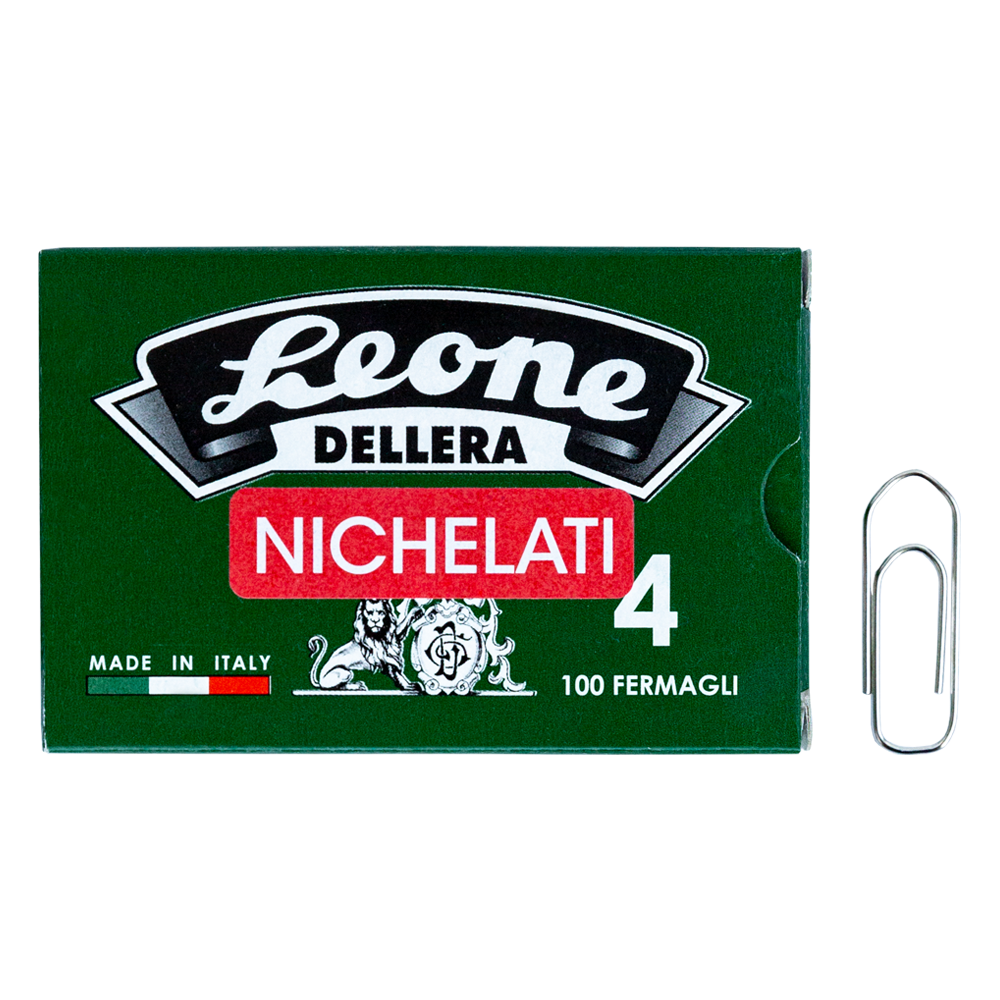 Leone Dellera Nickel-Plated Paper Clips