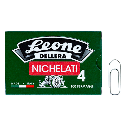 Leone Dellera Nickel-Plated Paper Clips