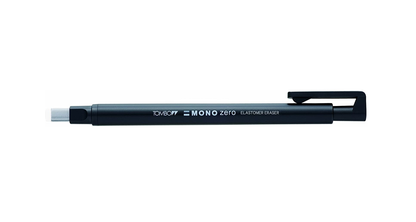 Tombow - Mono Zero Elastomer Eraser: Rectangle Black