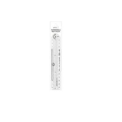 Multi Ruler 30Cm Clear