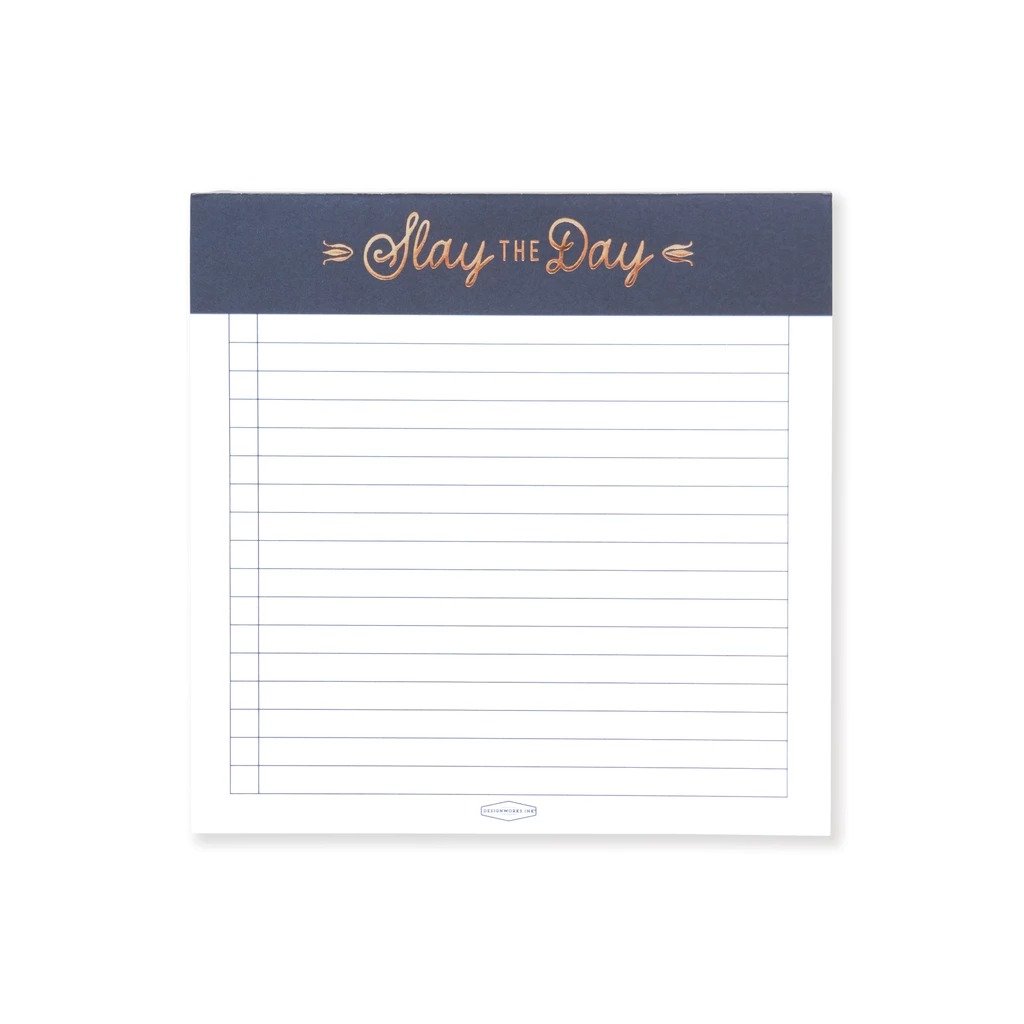 Note Pad-Slay The Day