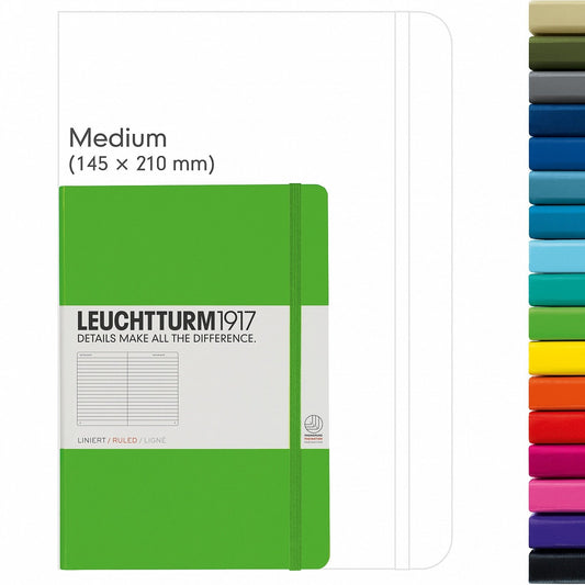 Notebook Medium (A5) Hardcover,Fresh Green