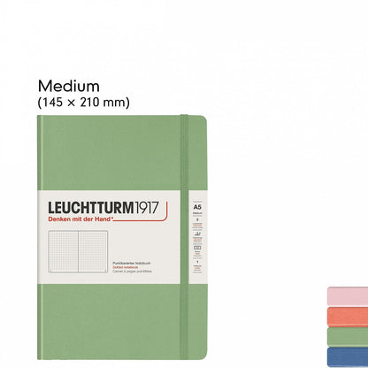 Notebook Medium (A5) Hardcover, 251 Numbered Pages, Powder