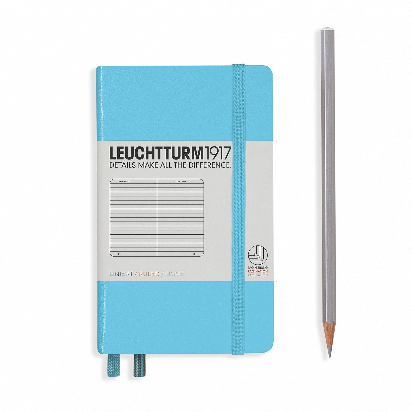 Notebook Pocket (A6) Hardcover, 187 Numbered Pages