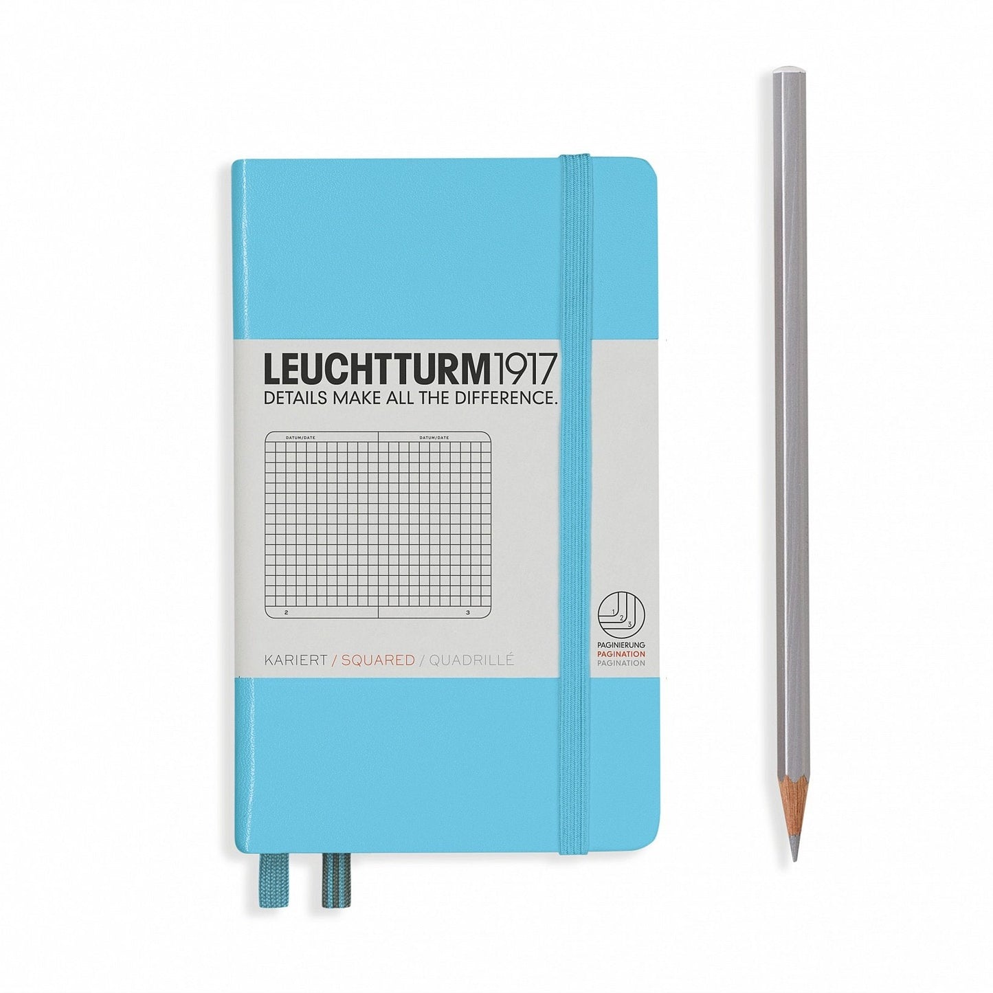 Notebook Pocket (A6) Hardcover, 187 Numbered Pages