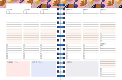 Posh Planner Undated Monthly/Weekly Calendar