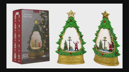 SINT Christmas Music Lighted Water Glitter Lamp for Home Decoration