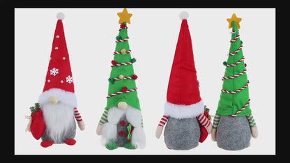 SINT Christmas Gnome Handmade Scandinavian Tomte Set of 2 for Home Decorations