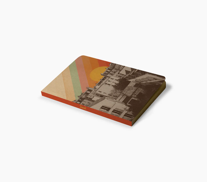 Rainbow Sky Kraft Layflat Notebook