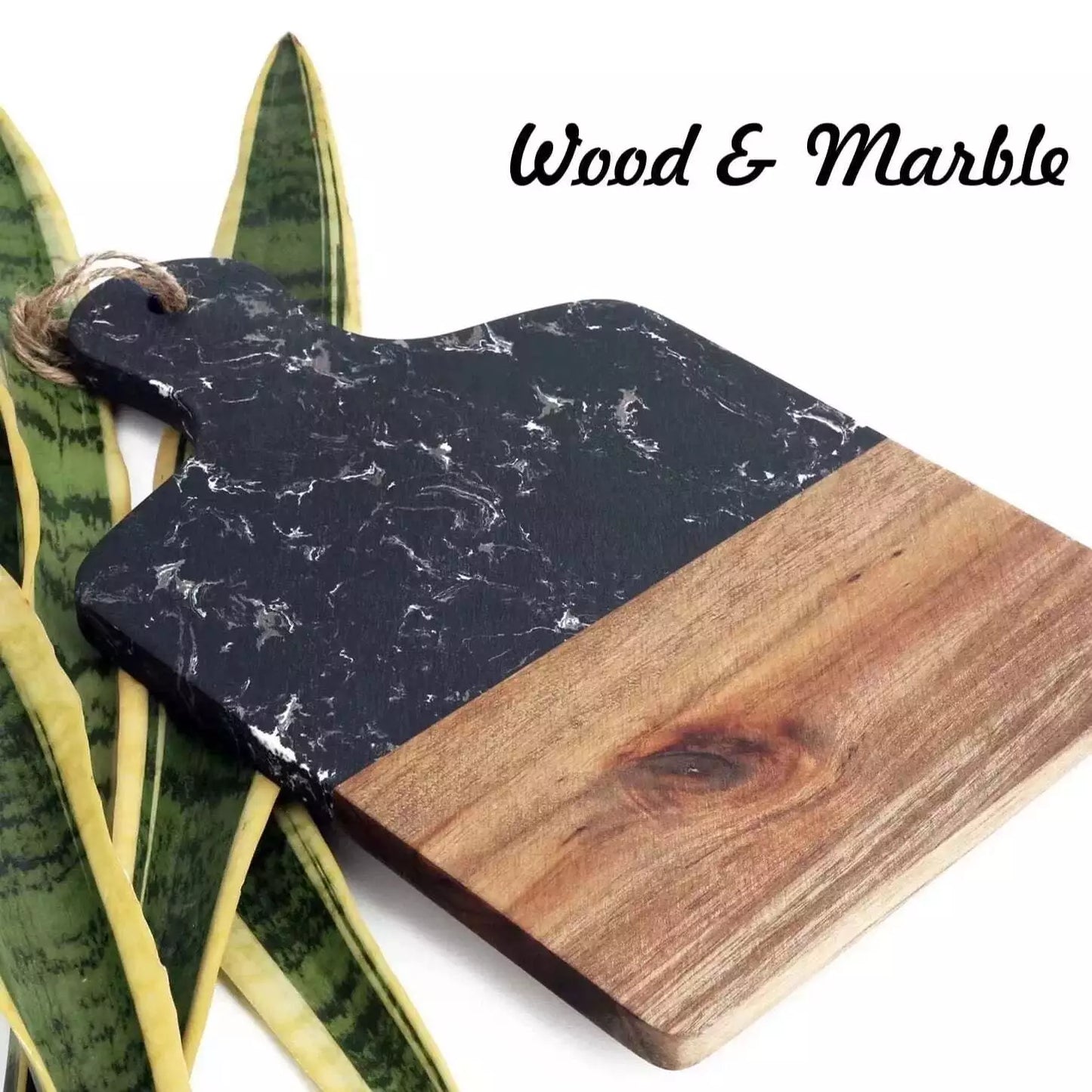 Wooden Cutting Board Rectangle with Handle