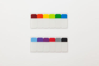 Short Sticky Notes, 6 Colors Style: A