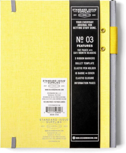 Notebook No-3 Yellow