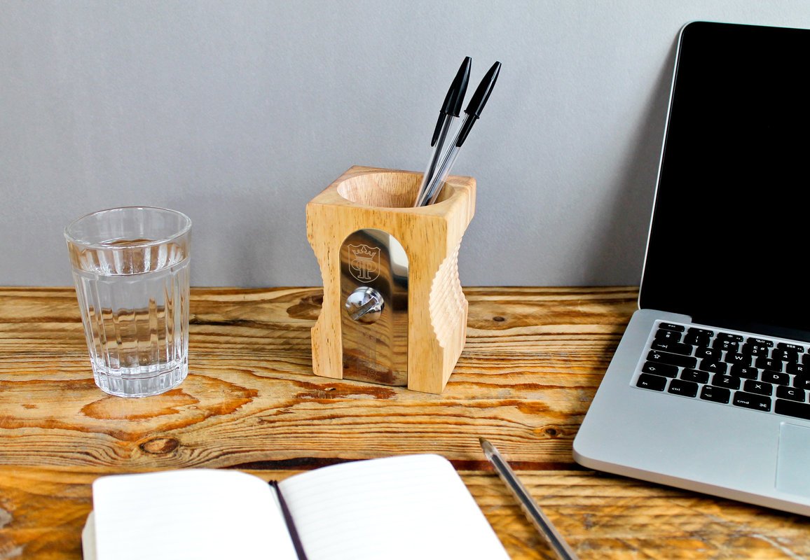 Wooden Sharpener Desk Tidy - Original