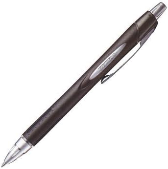 Uni-ball Jetstream Fine Point Retractable Roller Ball Pens, -0.7mm-rubber Body Model-gun Metallic-black Ink