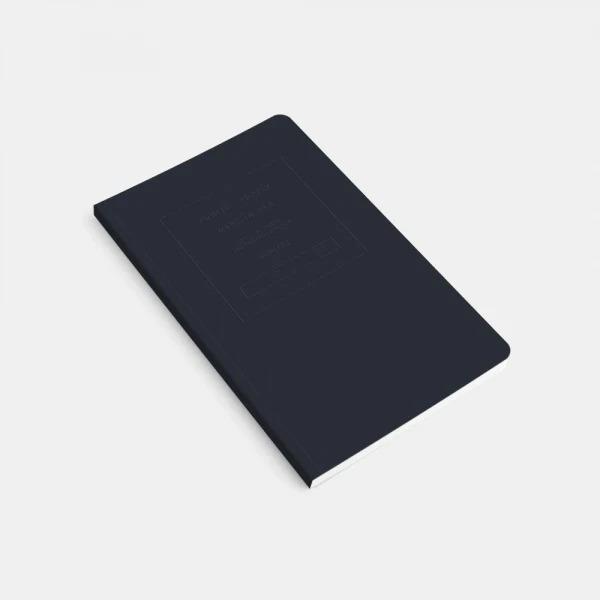 5x8" Embossed Soft Cover Notebook - Ruled Paper