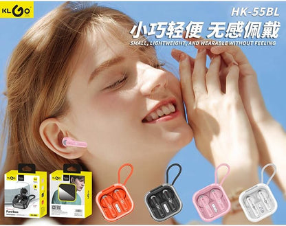 KLGO Bluetooth Earphone Wireless Earbuds