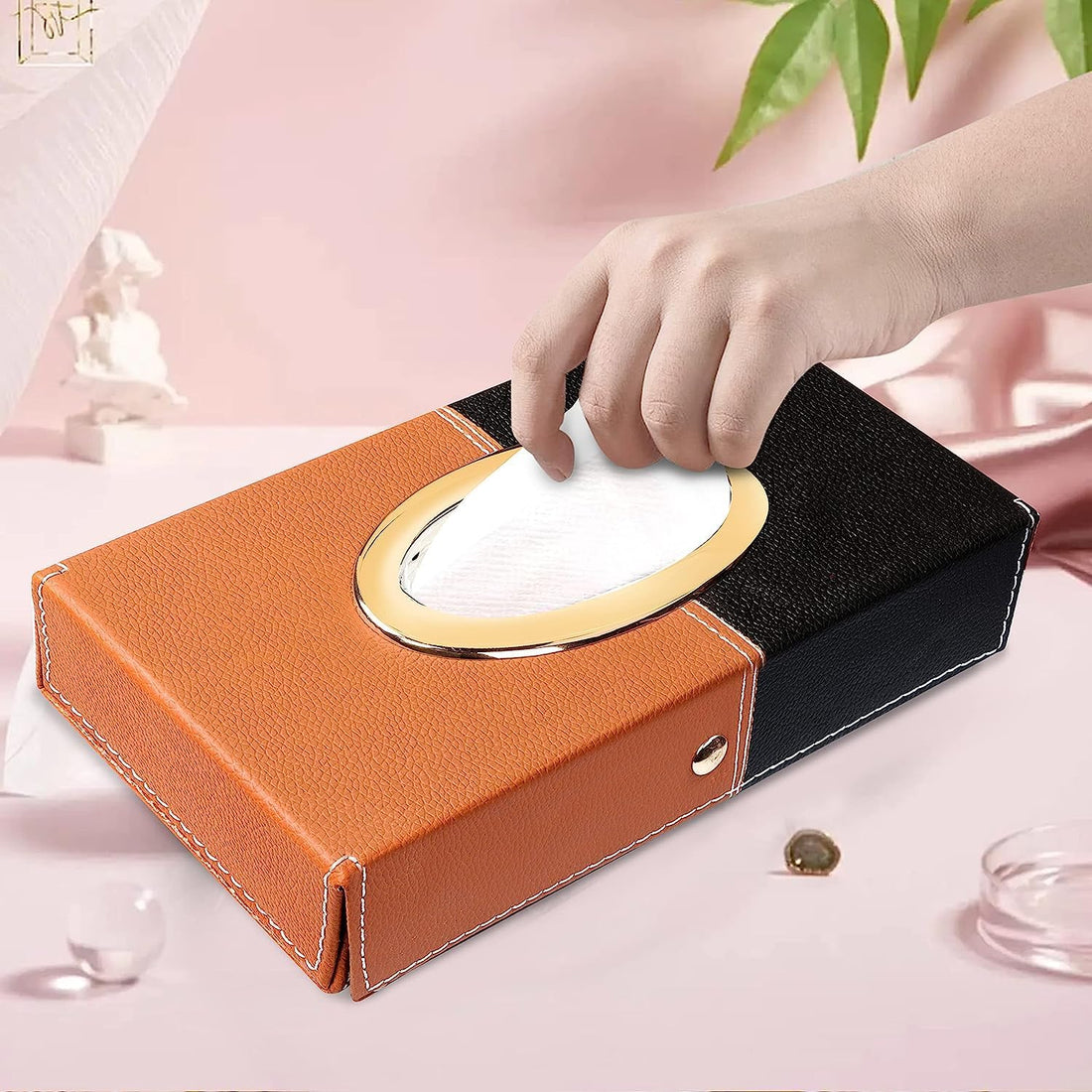 Tissue Holder with Open Box