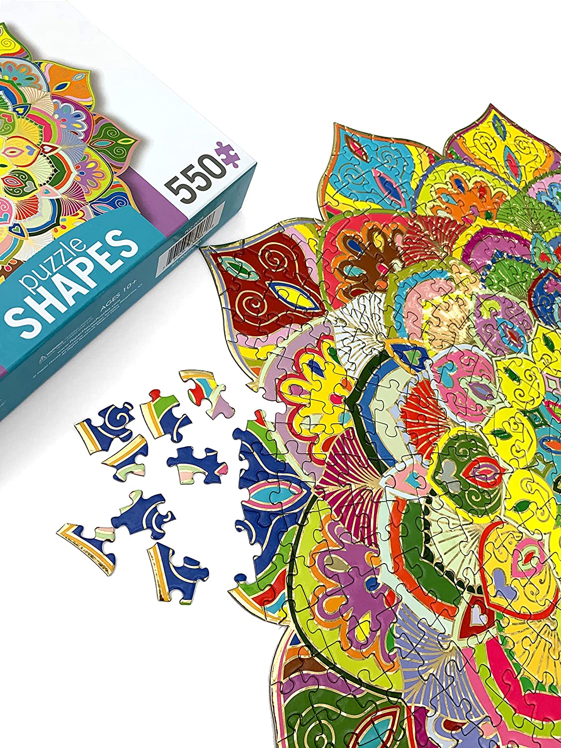 Mandala 550-Pieces Jigsaw Puzzle