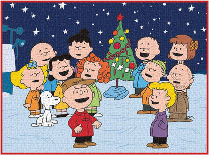 Galison Charlie Brown Peanuts Christmas 1000 Piece Jigsaw Puzzle