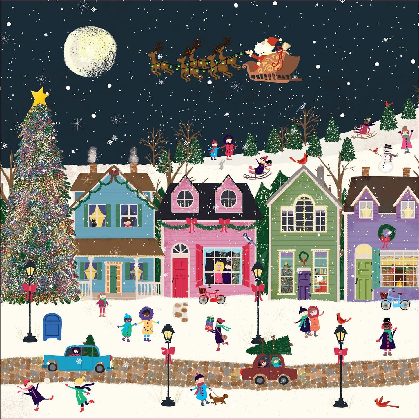 Galison Winter Wonderland 500 Piece Jigsaw Puzzle