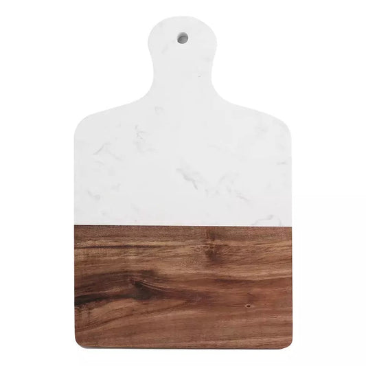 SINT Natural Wooden And Marble Chopping Board