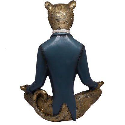 Modern Decor Resin Tiger Tray Statue