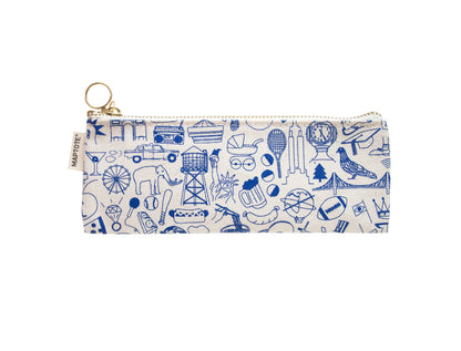 Maptote New York City Pencil Pouch Natural