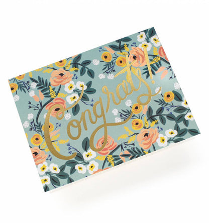 Blue Meadow Congrats Card