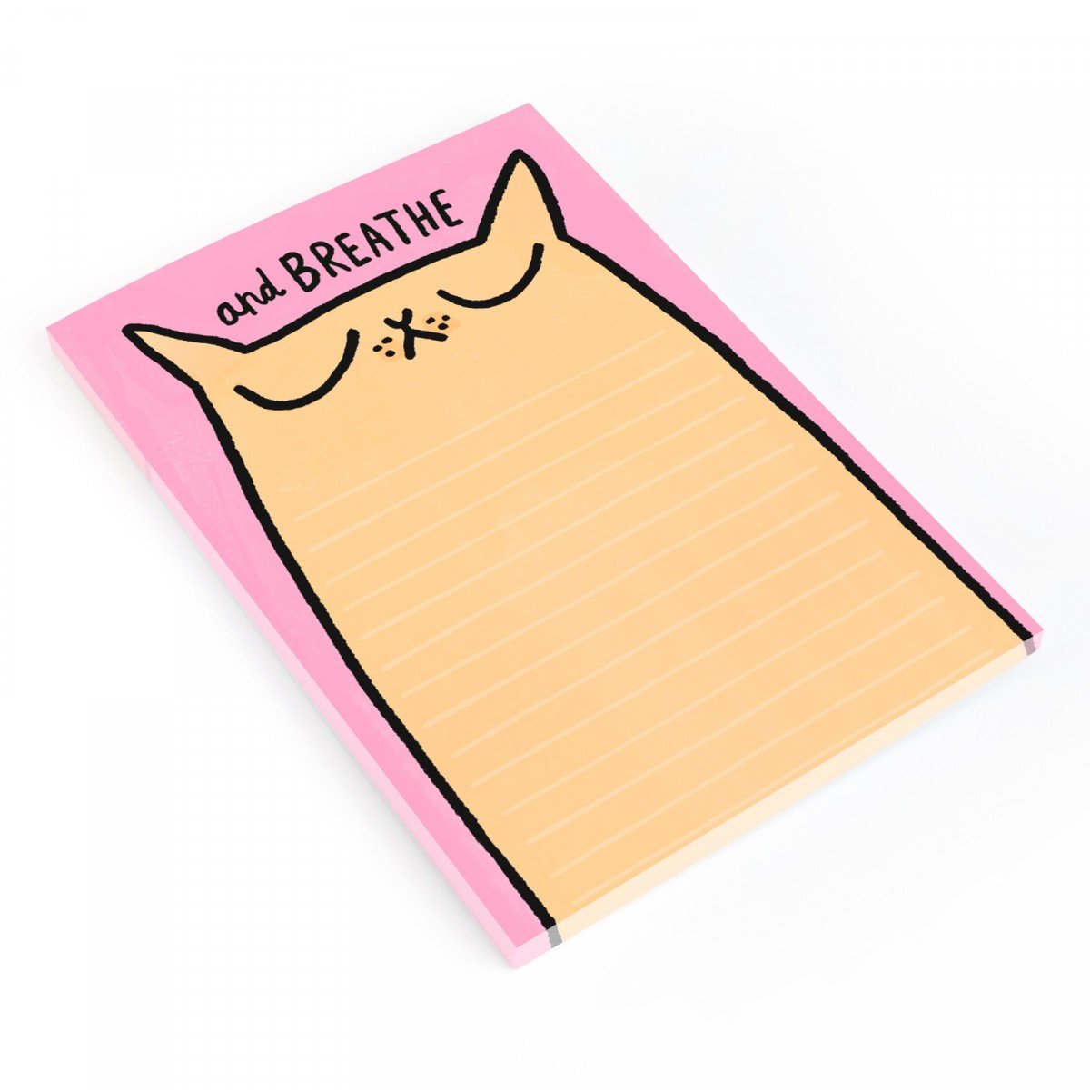 Breathe Cat Notepad