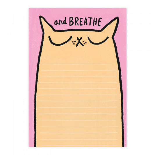 Breathe Cat Notepad