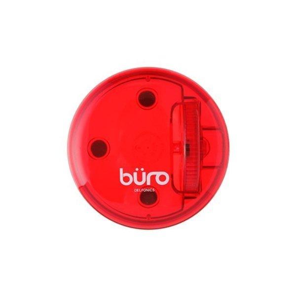 Büro Paperclip Dispenser - Clear Red