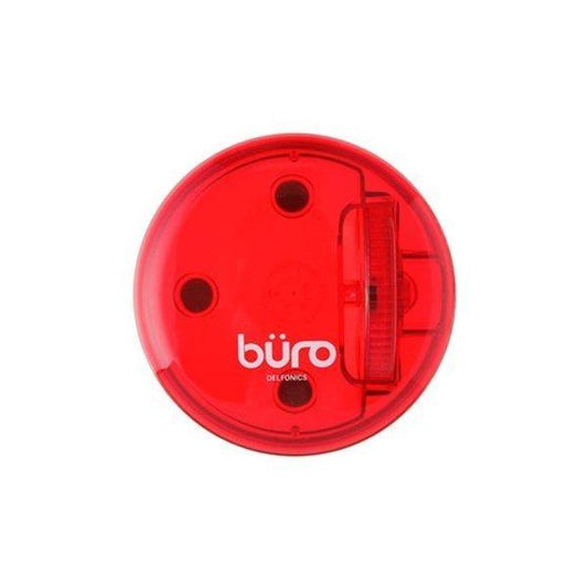 Büro Paperclip Dispenser - Clear Red