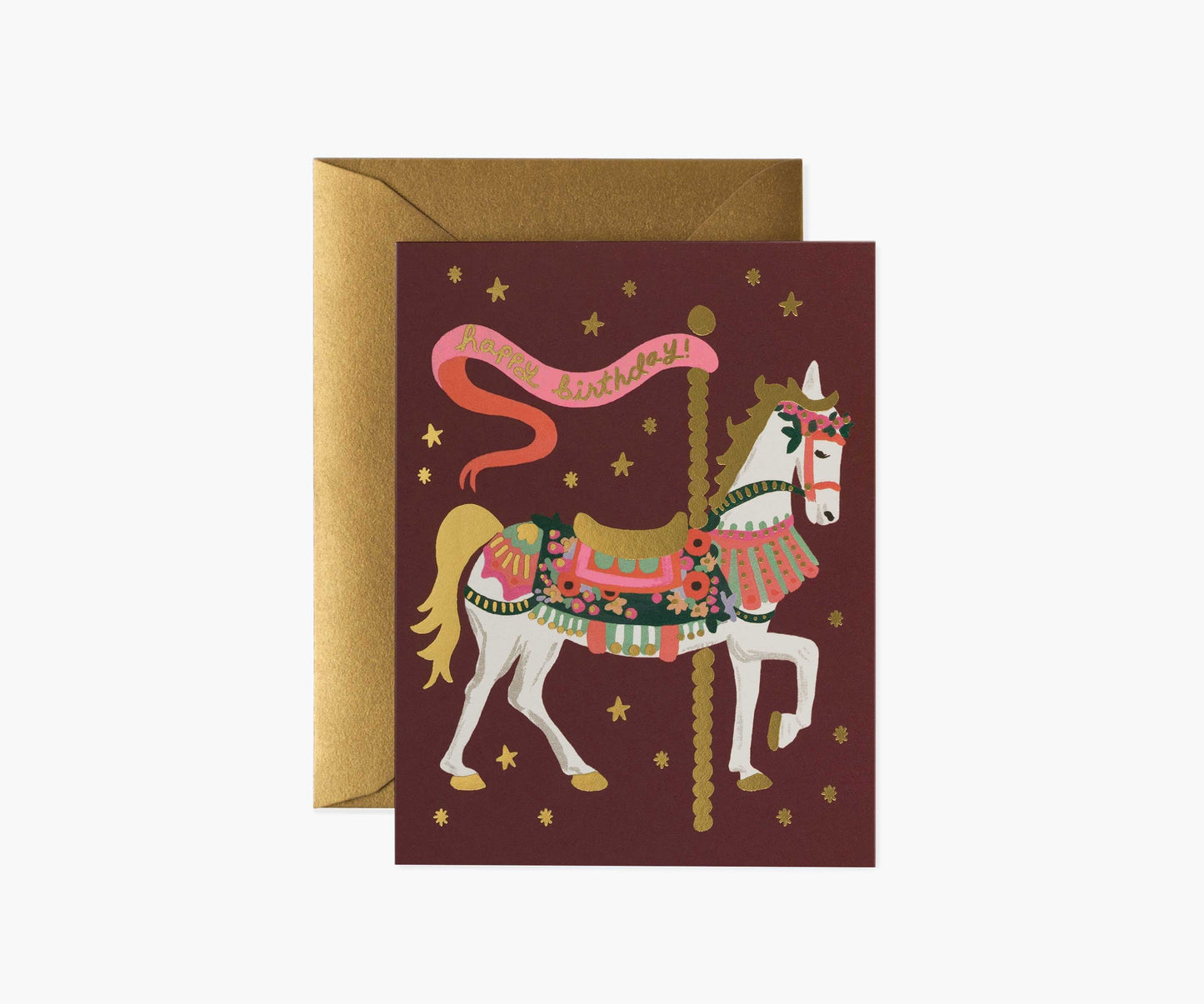 Carousel Birthday Card