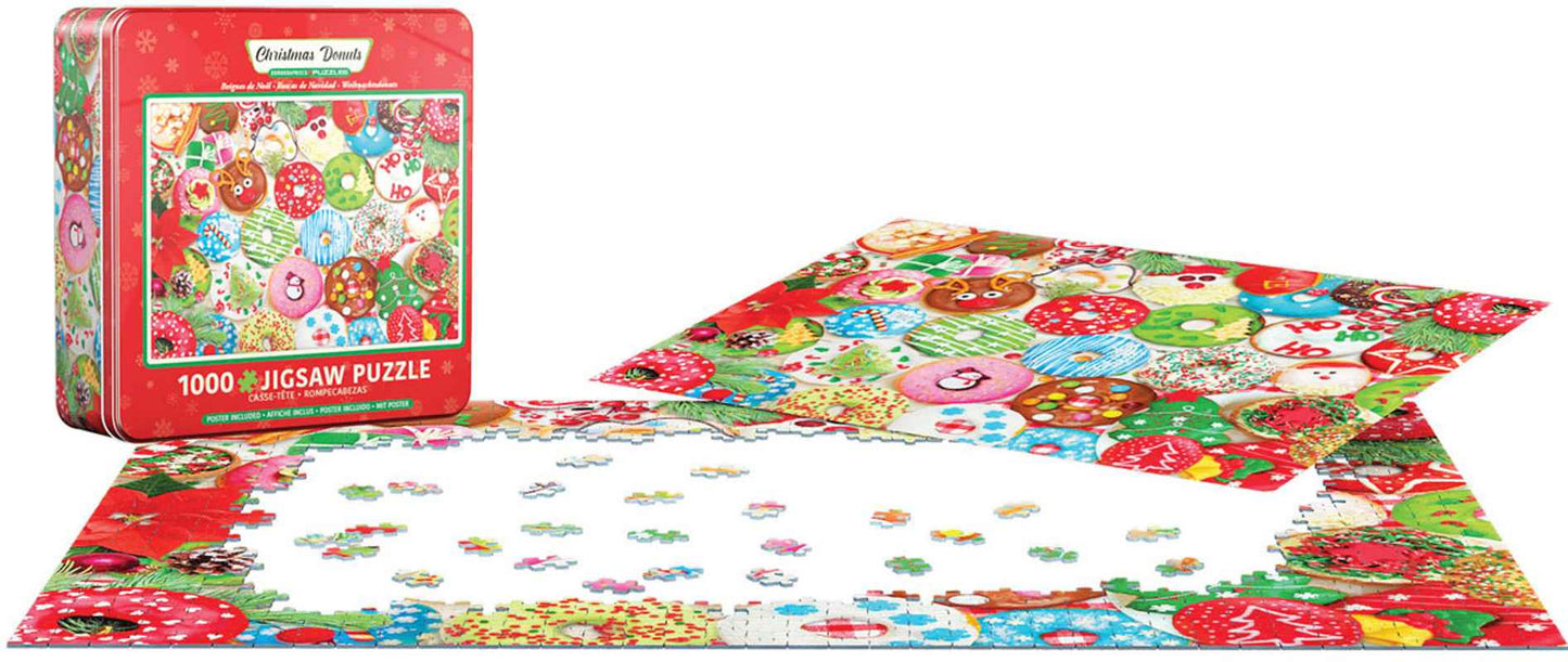 Christmas Donuts 1000 Jigsaw Puzzle