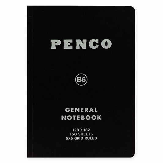 Penco Notebook B6 Black General Notebook